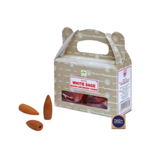 Incienso Cascada Salvia Blanca