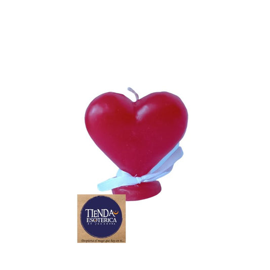 Vela Corazón Rojo Chico