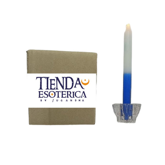 Caja Vela Blanco-Azul Imanja a granel 100 unidades