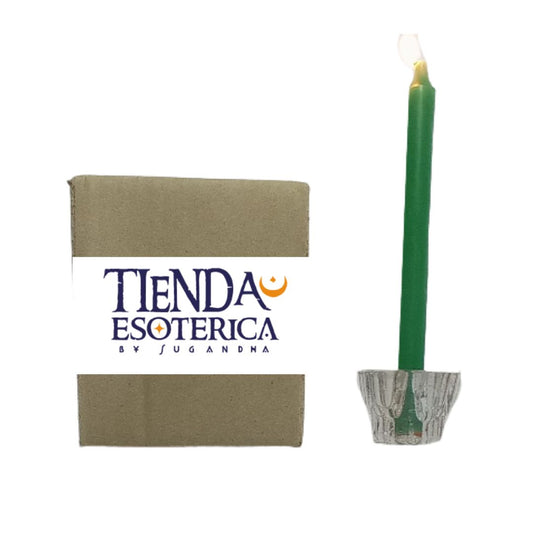 Caja Vela Verde Claro a granel 100 unidades