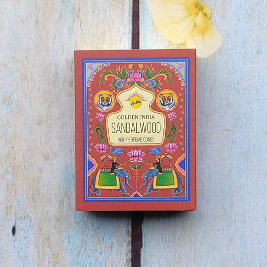 Incienso Cascada Cono Sandalo Sree Vani