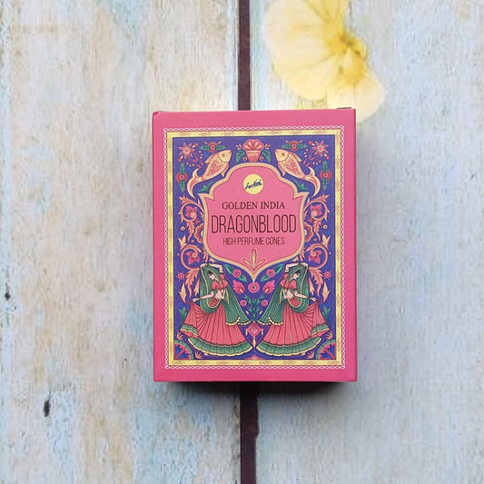 Incienso Cascada Cono Sangre de Dragon Sree Vani