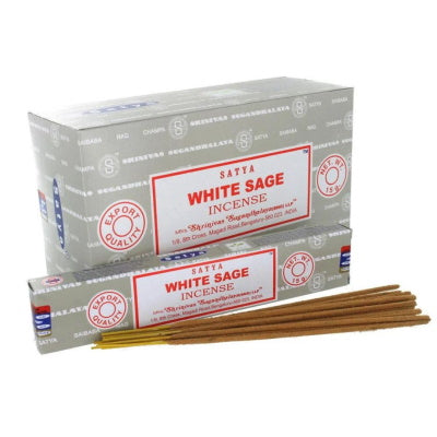 Incienso Natural Salvia Blanca Satya Docena