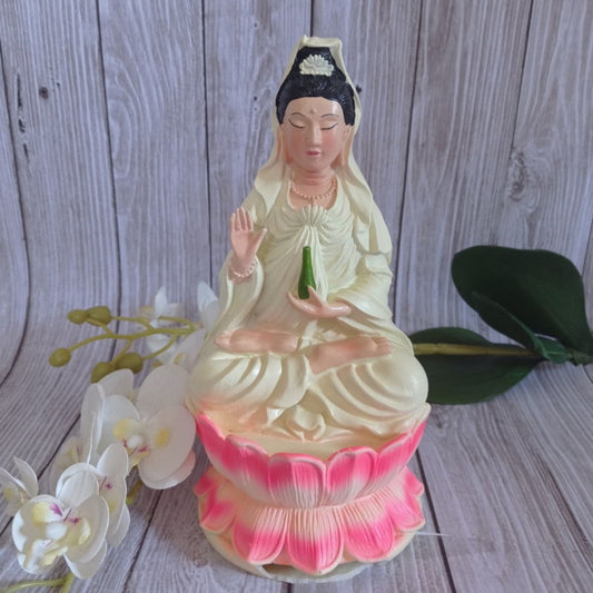 Kwan Yin Pintada 10x10x20 cm