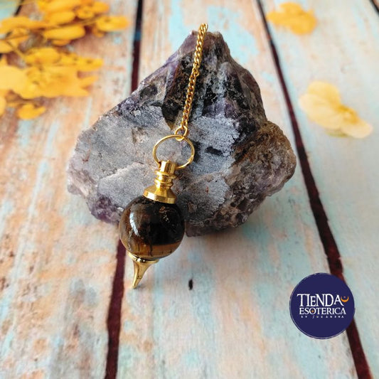 Pendulo Bola Ojo de Tigre