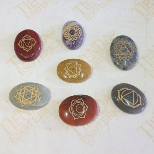 Set de Piedras de los 7 chakras