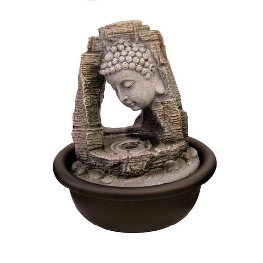 Fuente de agua De Buda del Amor Divino. Tamaño: 16x16x19cm