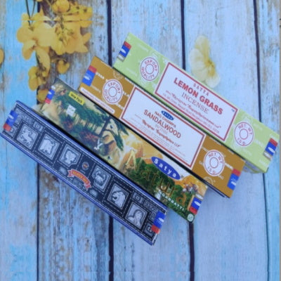 Pack Meditación Satya Incluye 12 cajas 3 aromas de cada uno