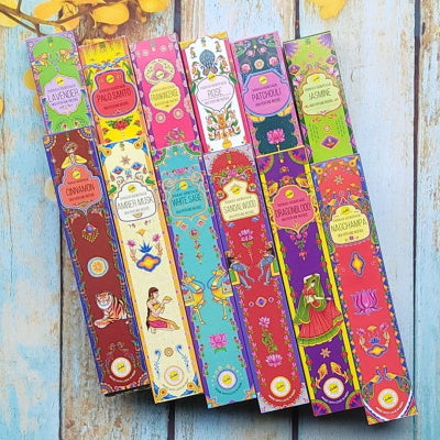 Pack Surtido de Inciensos Sree Vani Incluye 12 aromas