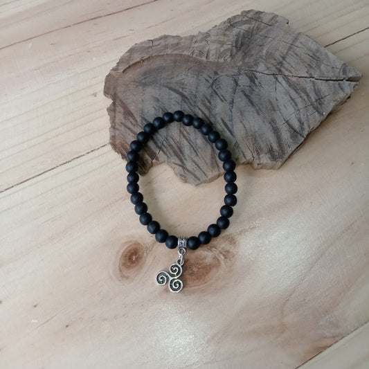 Pulsera Turmalina 4mm