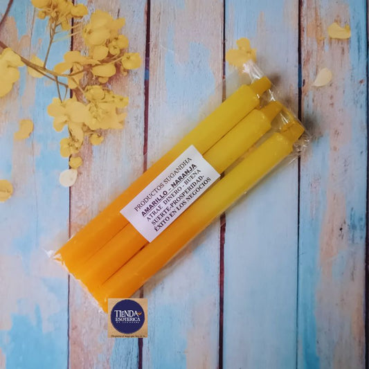 Vela Amarillo Naranja
