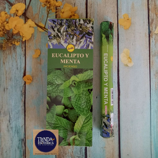 Incienso Hexagonal Eucalipto & Menta