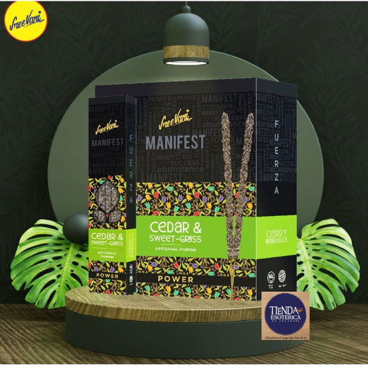Incienso Organico Cedro con Hierba Dulce Docena
