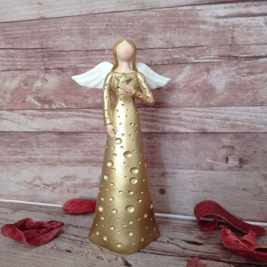 Ángel Estrella Dorado 20 cm