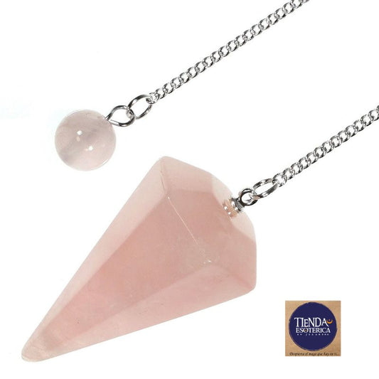 Péndulo Cuarzo Rosado