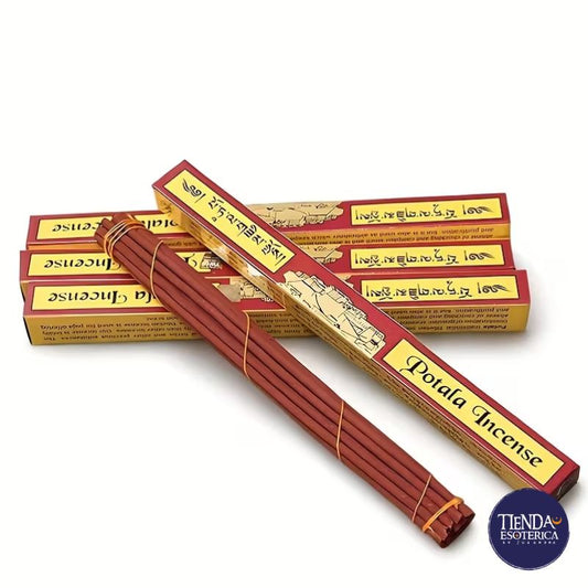 Incienso Potala Tradicional Tibetano-Aroma Sagrado para Meditación y Ofrendas a Buda