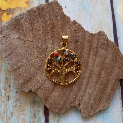 Árbol de la Vida con 7 Piedras