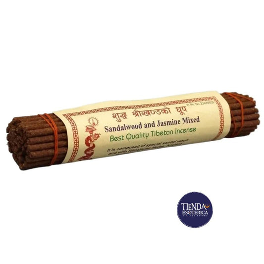 Incienso Sandalwood & Jasmine Mixed Nepalí – Aroma Natural de Sándalo y Jazmín para Relajación y Bienestar