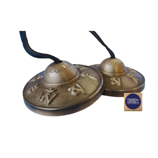 Tingsha con Simbolo 7 Chakra