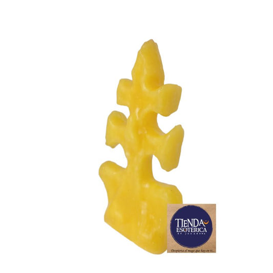 Vela Cruz de Caravaca Amarilla