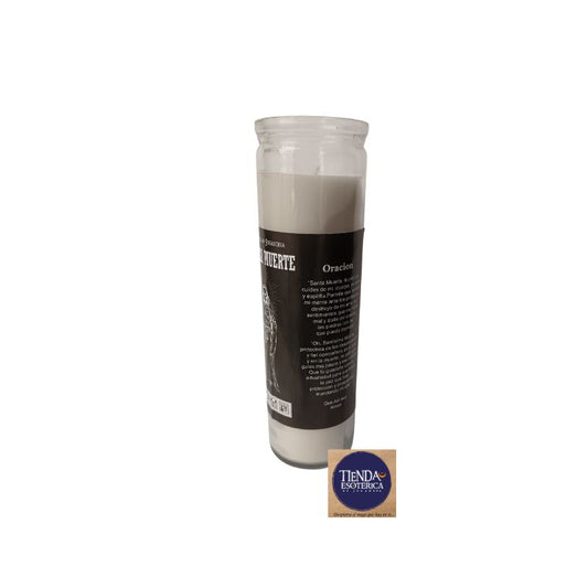 Veladora Santa Muerte Blanca