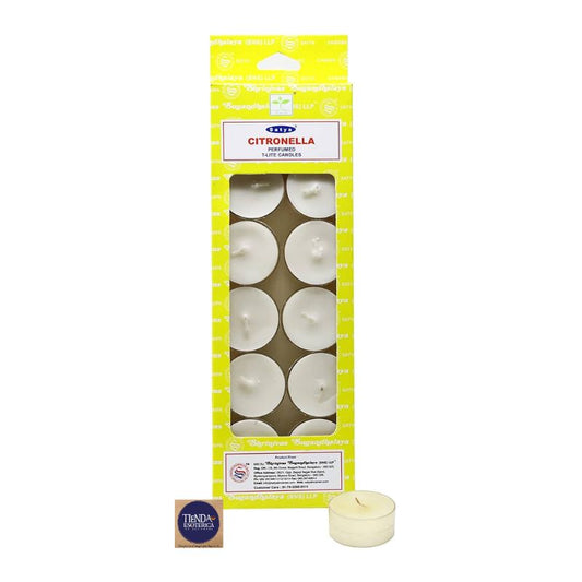 Vela Aromática Citronella Tealight - Satya
