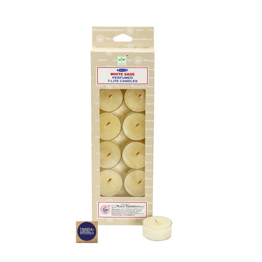 Vela Aromática White Sage Tealight - Satya