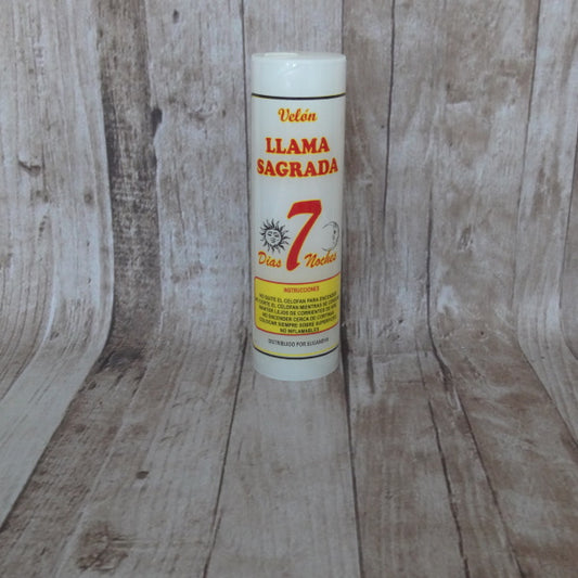 Velón Llama Sagrada Blanco