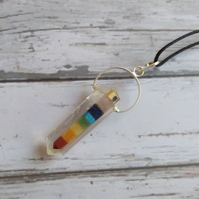Colgante Cuarzo 7 Chakras