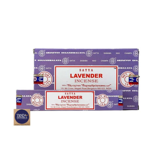 Incienso Natural Lavanda Satya Docena