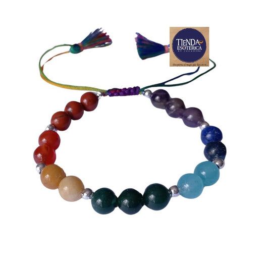 Pulsera 7 Chakras Ajustable