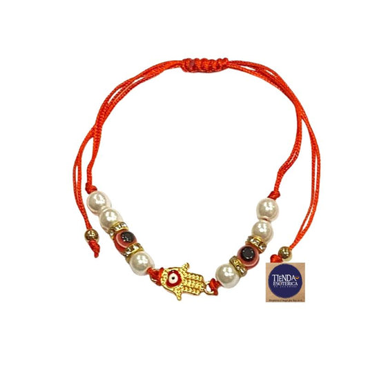 Pulsera Mano de Fatima Roja