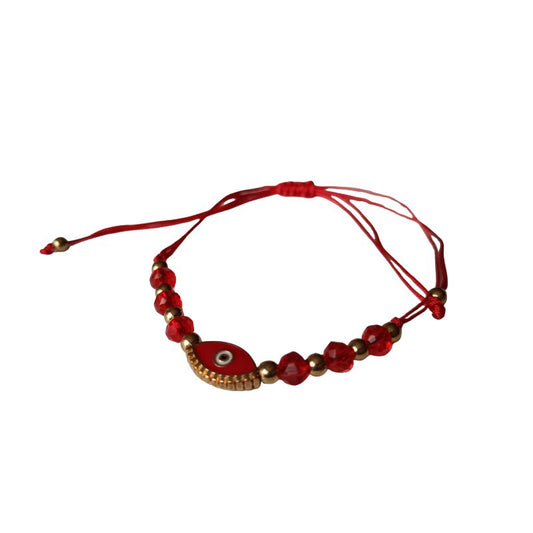 Pulsera de Ojo Turco Roja