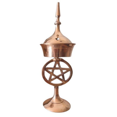 Sahumador Pentagrama Con Sombrero  dim 5 x 19 cmension