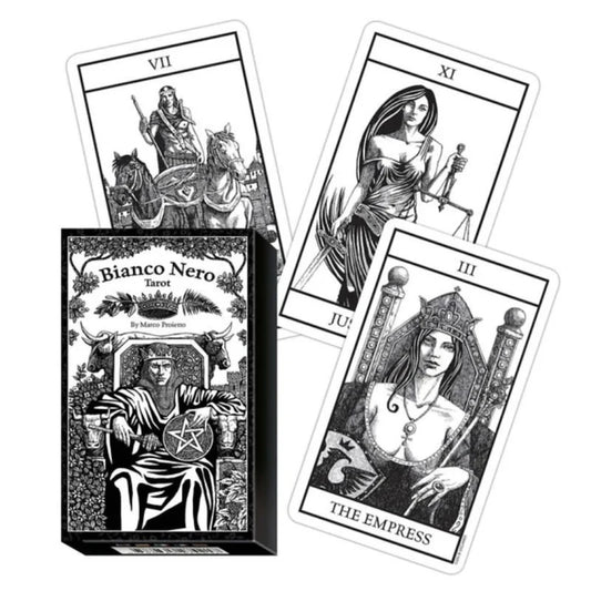 Tarot Bianco Nero – Elegancia y Contraste en Cada Lectura