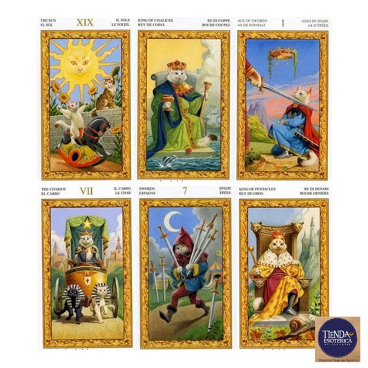 Tarot de los Gatos Blancos- Editorial Lo Scarabeo-