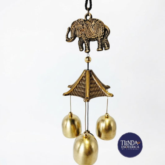 Campana de Viento con Elefante Feng Shui: Significado, Activación y Dónde Colocarla para Atraer Buena Energía