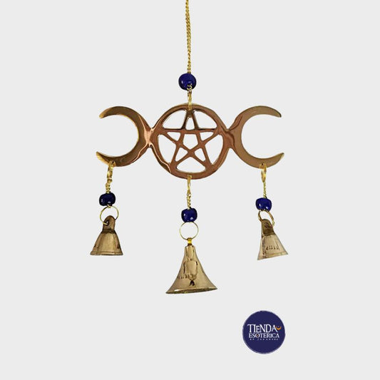Colgante Triple Diosa para el Hogar-Amuleto Espiritual Wicca, Protección y Energía Femenina Sagrada