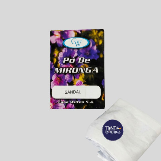 Po de Mironga Sandal-Polvo Esotérico Brasileño para Magia, Rituales y Atracción de Energía
