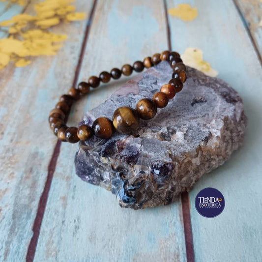 Pulsera Ojo de Tigre 5 mm