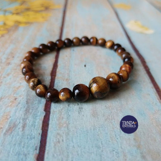 Pulsera Ojo de Tigre 5 mm