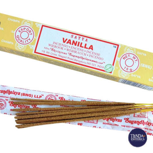 Incienso Natural Vainilla Satya Docena