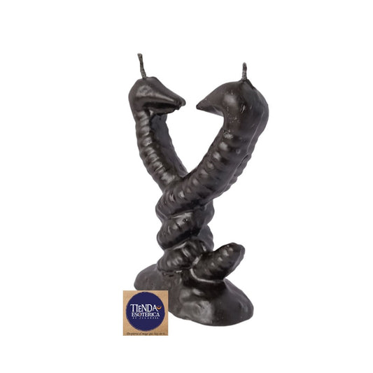 Vela Cobra doble Negra