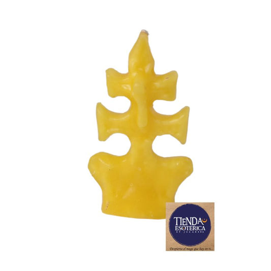 Vela Cruz de Caravaca Amarilla